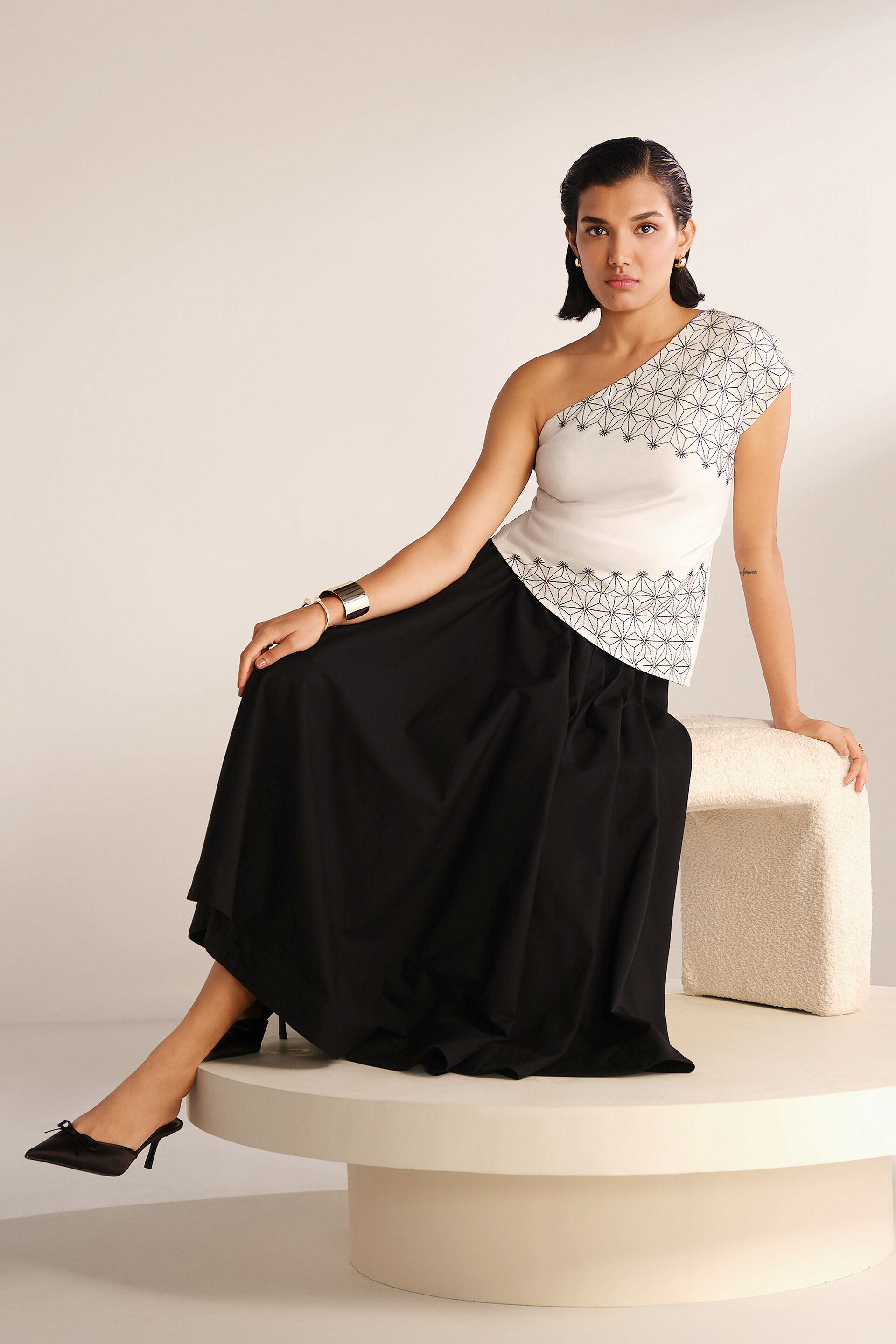 Candance Top, Off White, image 2